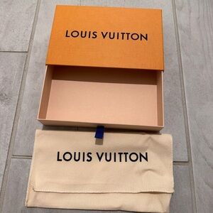 Authentic Louis Vuitton box with dust bag